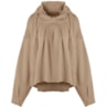 CAPITOLLIUM EXCLUSIVE - MAXI PELERINE MOLETOM COM CAPUZ - KHAKI