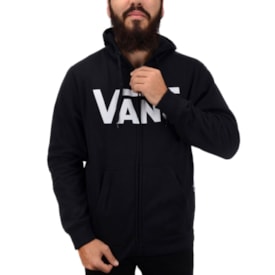 Moletom Vans Classic Zip Hoodie Black VN-0J6KBLK