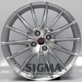 Roda Alfa Romeu Mito Aro 17x7 Prata 4x98 Et 41