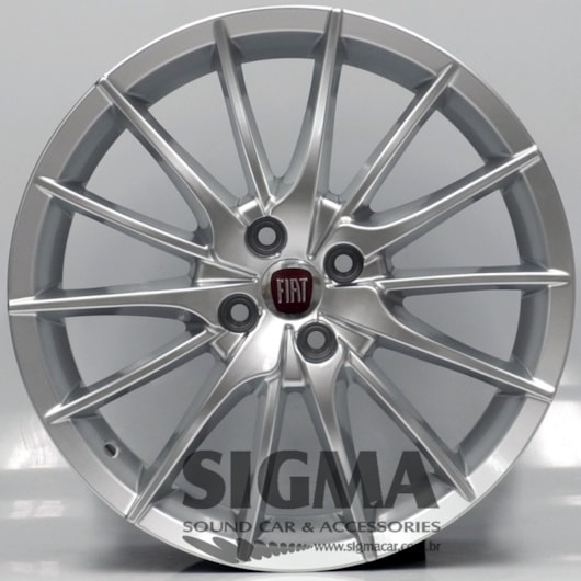 Roda Alfa Romeu Mito Aro 17x7 Prata 4x98 Et 41