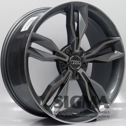 Rodas Audi RS3 Aro 20x8,5 Grafite Diamantada 5x112 Et 42