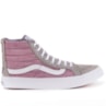 Tênis Vans SK8 Hi Slim Zip Floral Chambray Gray True White VN-0XH8IE0