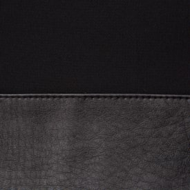 ALPHORRIA - VESTIDO CURTO MANGA LONGA FRANJAS COSTAS - PRETO