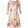 CAPITOLLIUM EXCLUSIVE - VESTIDO MALHA ESTAMPADO EVASÊ - BEGE